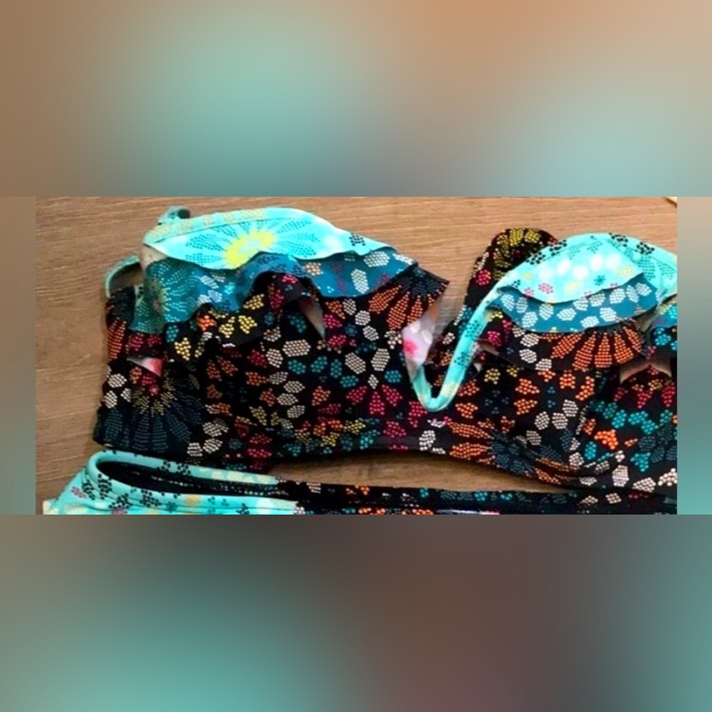Coco Rave Multicolor Bikini Top - Picture 4 of 4